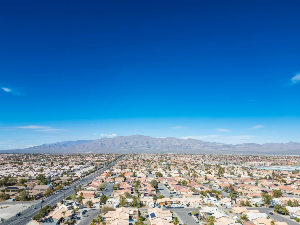 Las Vegas investment property aerial view
