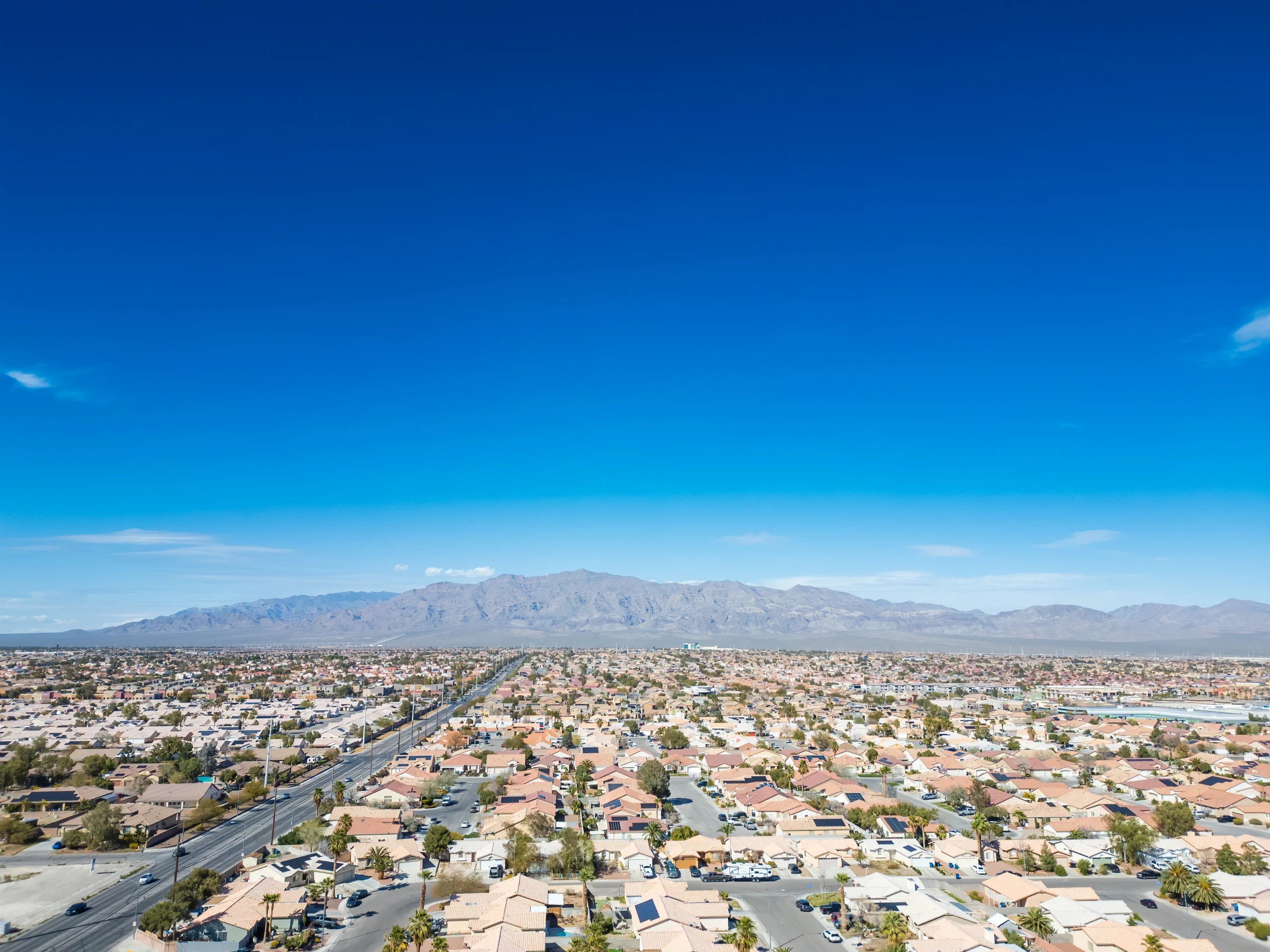 Las Vegas investment property aerial view